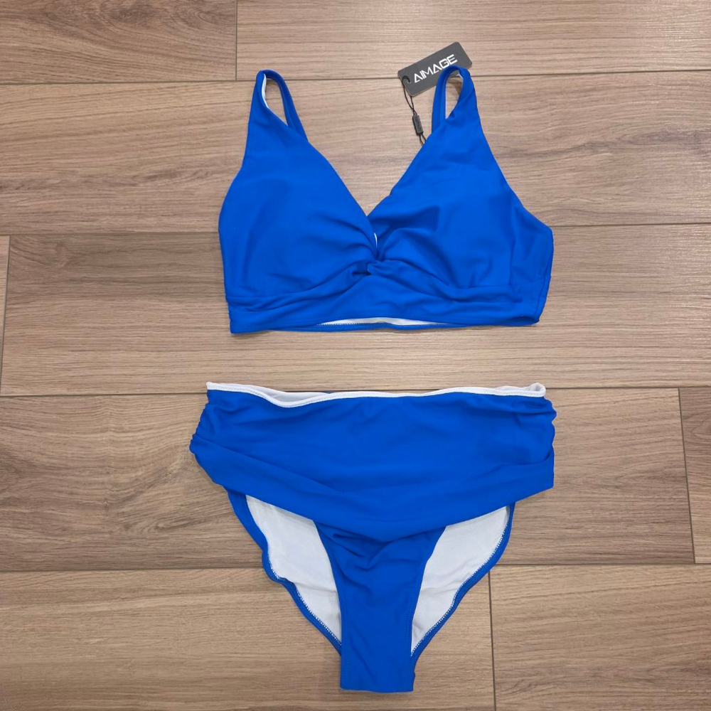 Women's AIMAGE Bikini Set Blue Size large